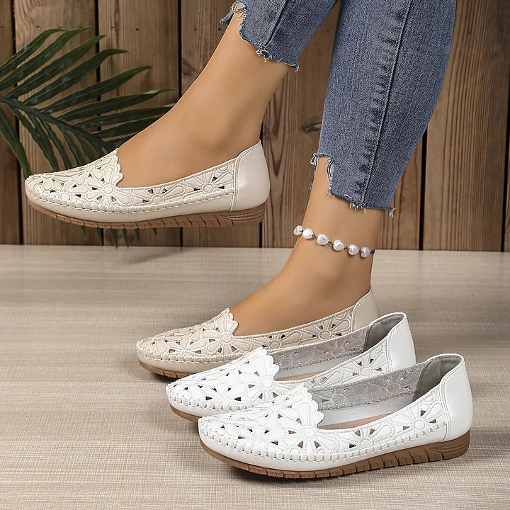 Damskie lekkie buty casual z wycięciami – komfort na co dzień