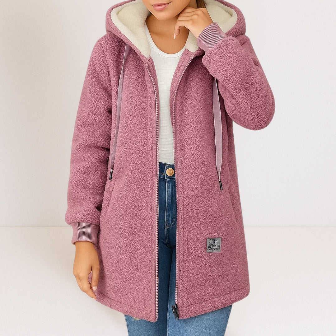 Ilona | Ciepła i przytulna kurtka z polaru