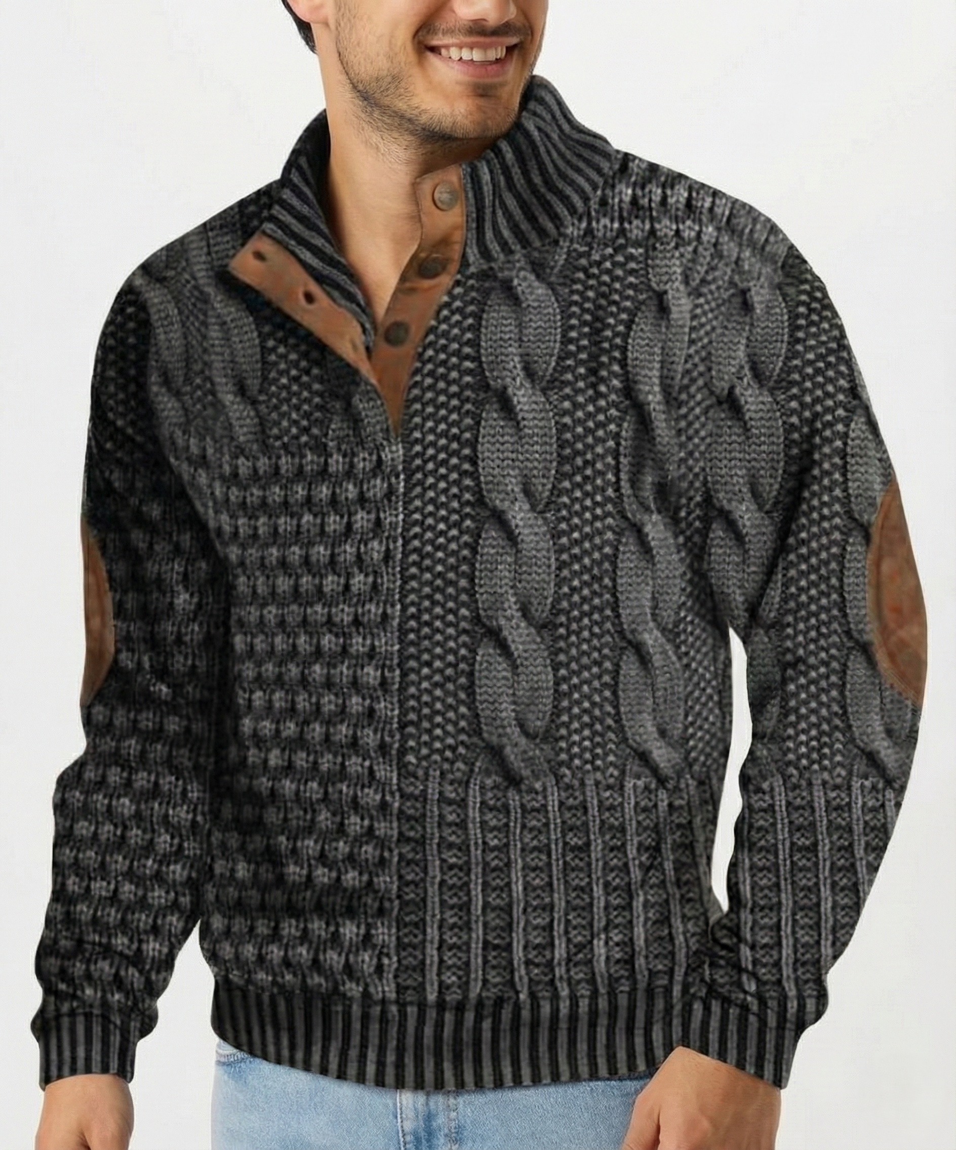 Matteo – sweter vintage chic z miękkim splotem