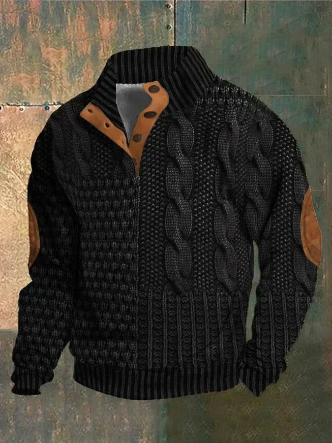 Matteo – sweter vintage chic z miękkim splotem