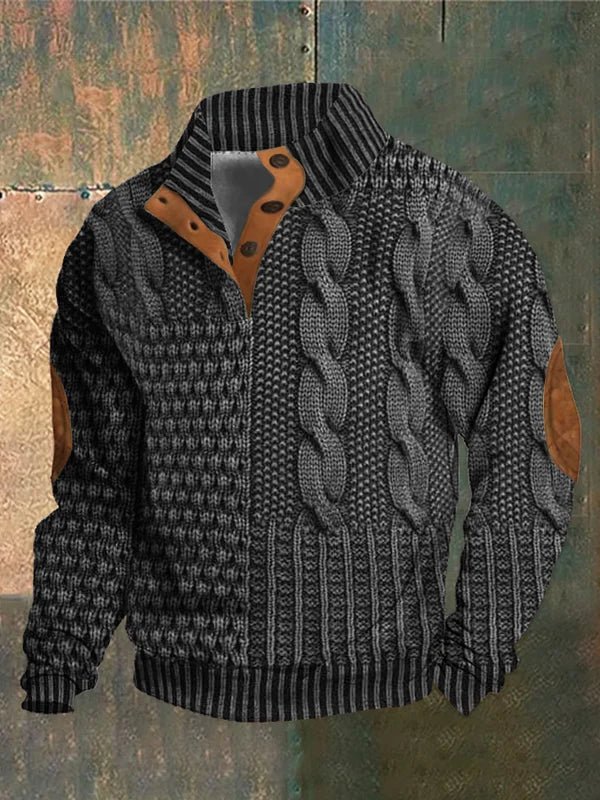 Matteo – sweter vintage chic z miękkim splotem