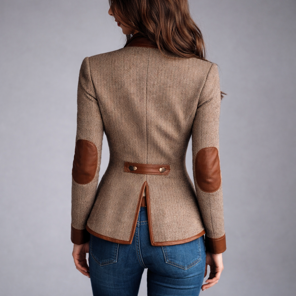 Bea | Elegancka tweedowa marynarka w stylu heritage