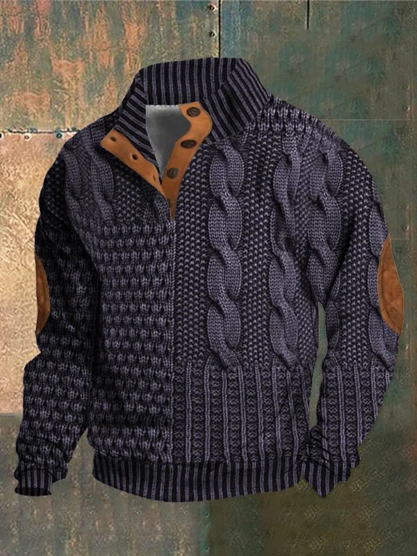 Matteo – sweter vintage chic z miękkim splotem
