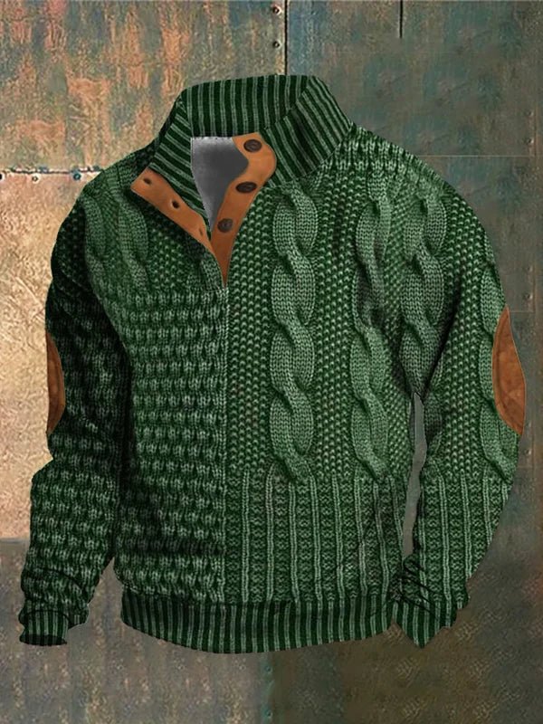 Matteo – sweter vintage chic z miękkim splotem